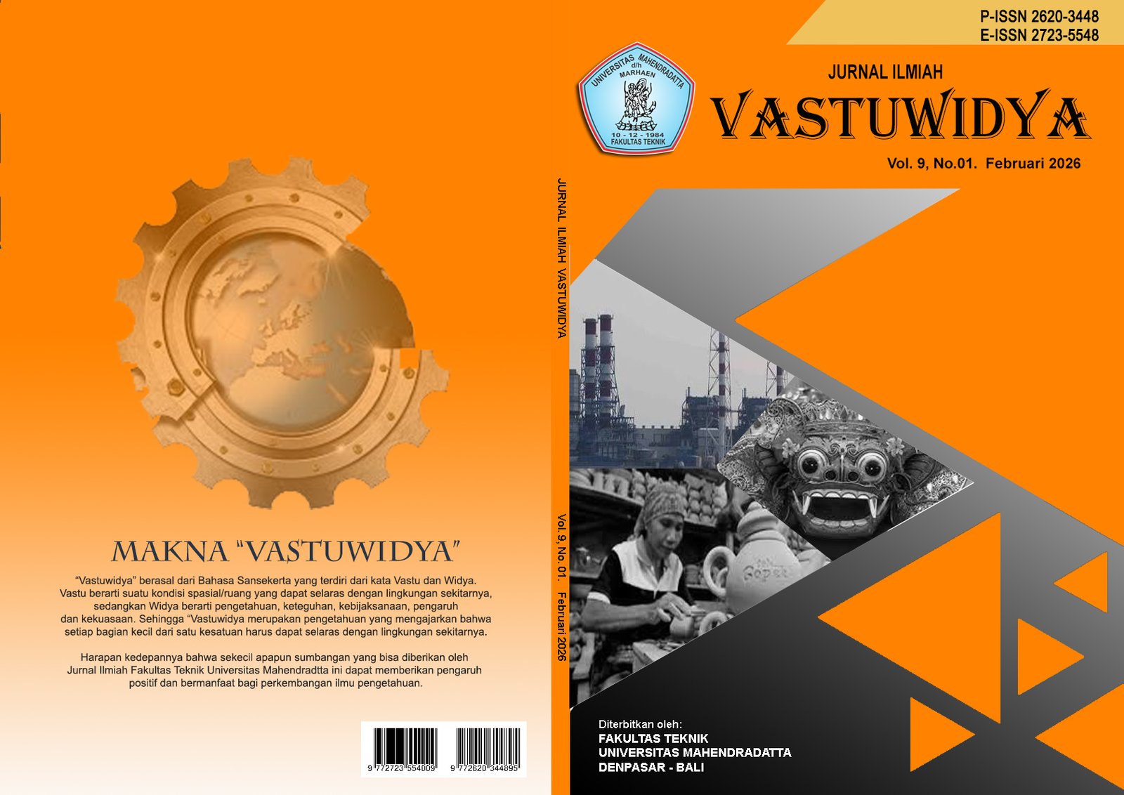 					View Vol. 9 No. 1 (2026): JURNAL ILMIAH VASTUWIDYA VOL 9 NO 1
				