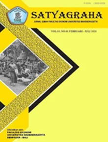 Jurnal Ilmiah Satyagraha