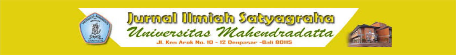 Jurnal Ilmiah Satyagraha